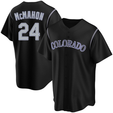 Nike / Youth Colorado Rockies Ryan McMahon #24 White Replica Baseball Jersey