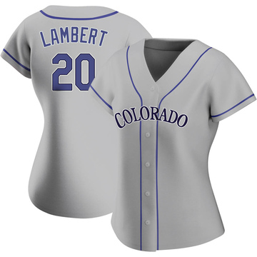 2022 Colorado Rockies Peter Lambert #20 Game Issued Purple Jersey 42 DP36870