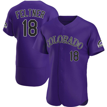 Ryan Feltner Men's Nike White Colorado Rockies Home Replica Custom Jersey Size: Large